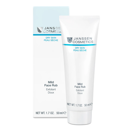 MILD FACE RUB - Gentle cream scrub for dry skin