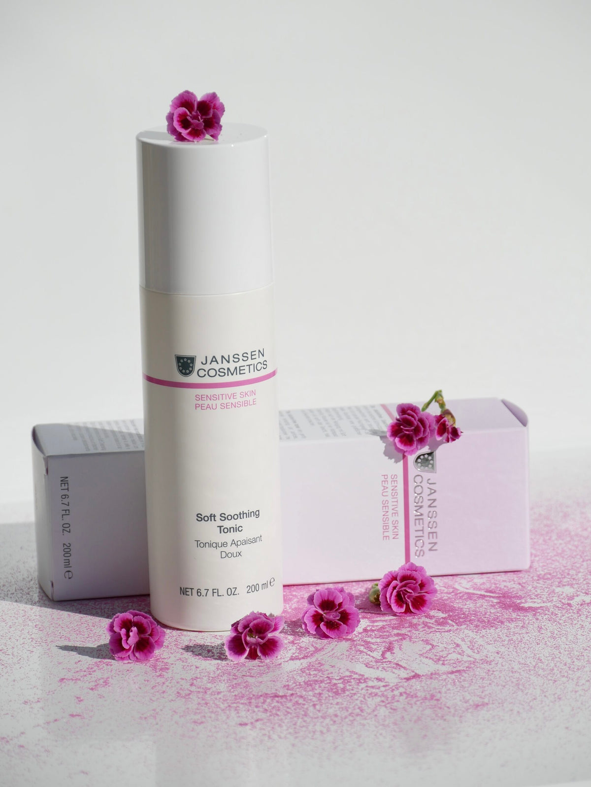 SOFT SOOTHING TONIC l Rauhoittava kasvovesi herkälle ja reaktiiviselle iholle l Janssen Cosmetics