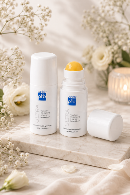 PFB VANISH ULTRA - Ljusande roll-on för inåtväxande hårstrån