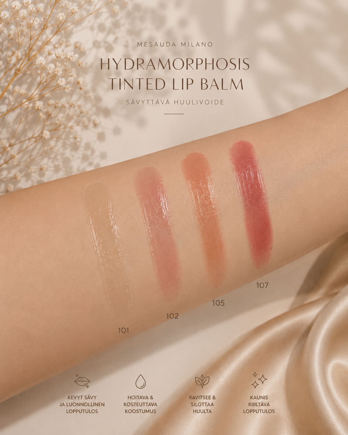 HYDRAMORPHOSIS TINTED LIP BALM - Sävyttävä huulivoide