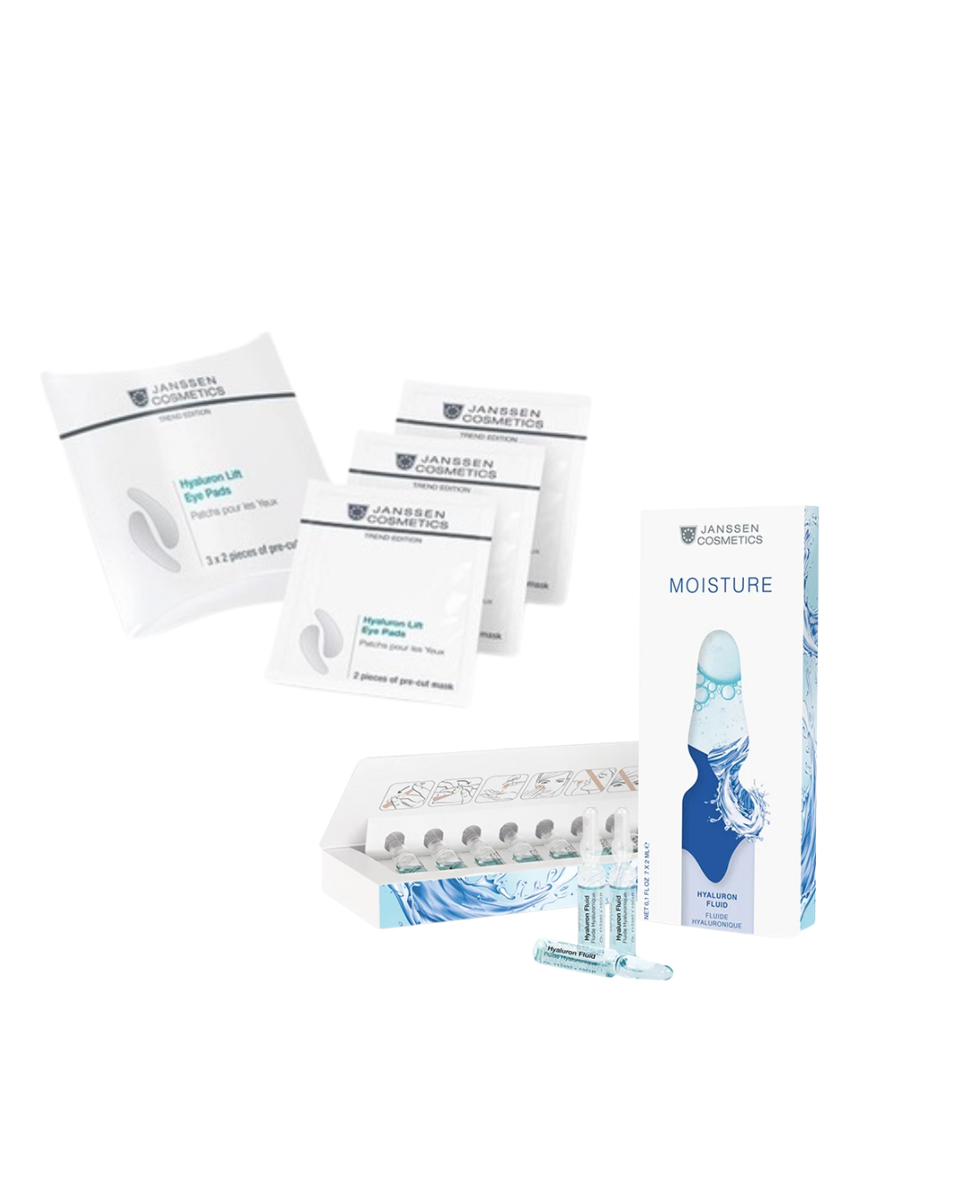 Hyaluron Lift Eye Pads + Hyaluron Fluid- Ampullirasia COMBO