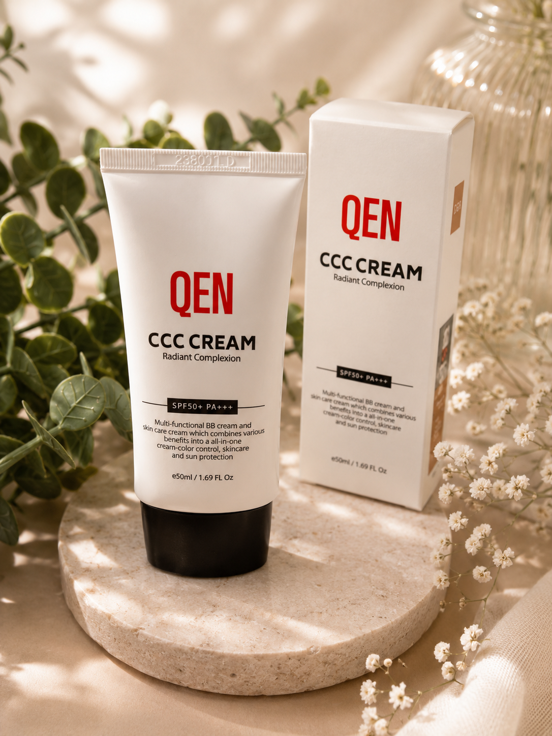 CCC CREAM RADIANT COMPLEXION - All-in-one foundation and sunscreen SPF50+ PA+++